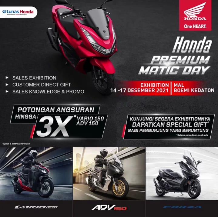 Main Dealer dan Jaringannya NSS Kedaton Mengadakan Honda Premium Matic Day
